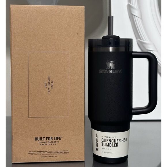 Stanley Quencher H2.0 FlowState Tumbler 30oz, BLACK MOON - Picture 2 of 6